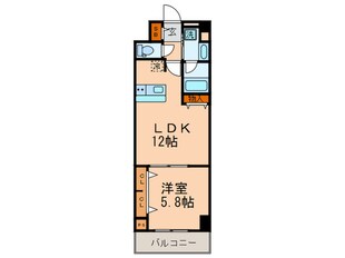 グランルクレ新栄イーストの物件間取画像